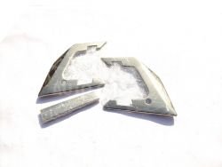 Chrome handle covers for Renault C-Truck - type: 3D stamping фото 0