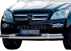 Front roll bar Mercedes GL X164 - type: with additional tubes фото 0