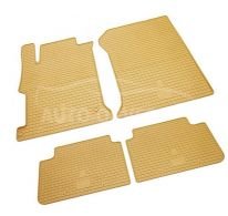 Floor mats for Honda Accord 2012-2014 - type: 4pcs - beige фото 0