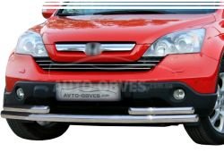 Front arch Honda CRV 2007-2012 - type: with additional pipes фото 0