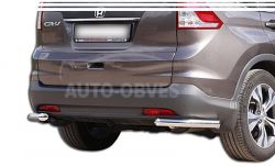 Защита заднего бампера Honda CRV 2013-2016 - тип: углы одинарные фото 0