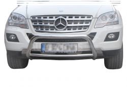 Front bumper protection Mercedes ML 164 - type: model product фото 0