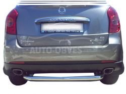 Ssangyong Korando rear bumper protection - type: U-shaped фото 0