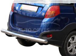 Chery Beat rear bumper protection - type: single pipe фото 0