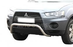 Защита переднего бампера Mitsubishi Outlander XL 2010-2012 фото 0