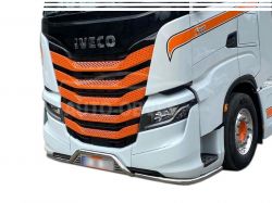 Iveco S-Way v2 front bumper protection - type: to order фото 0