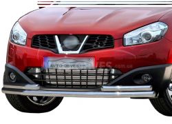 Front arch Nissan Qashqai 2010-2014 - type: with additional pipes фото 0