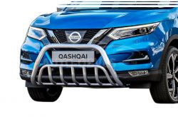 Кенгурятник Nissan Qashqai 2018-2021 - тип: подвійний фото 0