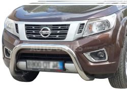 Front bumper guard Nissan Navara 2016-... - type: model product фото 0