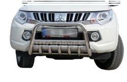 Bullbar Mitsubishi L200 2015-2018 - type: regular фото 0