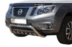 Front bumper protection Nissan Terrano 2014-2018, 5-10 days on order фото 0