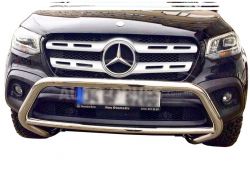 Front bumper protection Mercedes X class 2017-... - type: model product фото 0