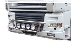 Headlight mount for DAF XF euro 3 in the radiator grill var №2 service: installation of diodes фото 0