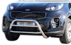 Front bar Kia Sportage 2016-2019 - type: 2 jumpers фото 0