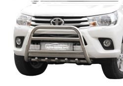 Захист переднього бампера Toyota Hilux 2015-2020 фото 0