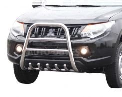 Front bumper protection Mitsubishi L200 2015-2018 фото 0