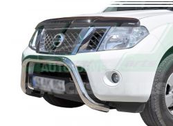 Защита переднего бампера Nissan Navara, Pathfinder - тип: модельное изделие фото 0