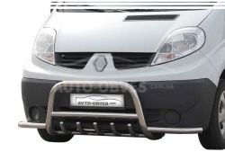 Захист переднього бампера Renault Trafic - тип: з дод трубками фото 0