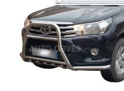 Front bar Toyota Hilux 2015-2020 - type: standard фото 0