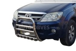 Front bumper protection Toyota Fortuner фото 0