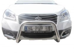 Front bumper protection Suzuki SX 2014-2017 restyle - type: model product фото 0