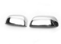 Накладки на зеркала Renault Duster модель Laureate нержавейка 2010-2012 фото 0