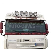 Roof headlight holder DAF XF service: installation of diodes фото 0