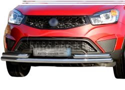 Front arch Ssangyong Korando 2014-2018 - type: with additional pipes фото 0