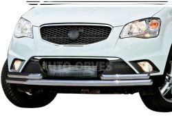Front arch Ssangyong Korando 2010-2014 - type: with additional pipes фото 0
