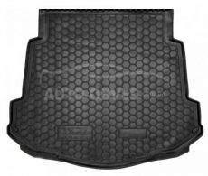 Trunk mat Ford Mondeo sedan 2008-2014 with stowage - type: polyurethane фото 0