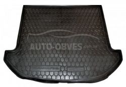 Trunk mat Hyundai Santa Fe DM 2013-2016 - type: polyurethane, 7 seats фото 0