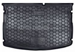 Коврик в багажник Kia Rio хб, MID без органайзера 2015-2017 - тип: полиуретан фото 0