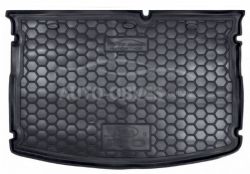 Cargo mat Kia Rio xb, MID without organizer 2015-2017 - type: polyurethane фото 0