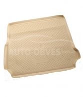 Trunk mat Land Rover Discovery 4 2009-2016 - type: model, color: beige фото 0