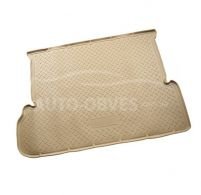 Trunk mat Toyota Prado 150 2009-2013 - type: model, 7 seats, color: beige фото 0