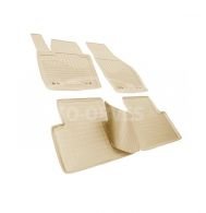 Floor mats Audi Q3 8U 2011-2014 - type: set, model, color: beige фото 0