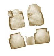 Floor mats Honda CRV 2017-... - type: set, model, color: beige фото 0