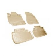 Rugs Hyundai Tucson JM 2004-2014 - type: set, model, color: beige фото 0