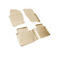 Floor mats Land Rover Range Rover Sport 2005-2012 - type: set, model, color: beige фото 0