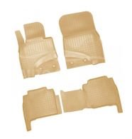 Floor mats Lexus LX 570 URJ200 2015-2020 - type: set, model, color: beige фото 0