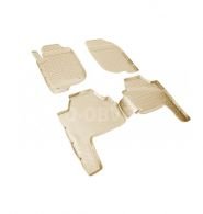 Mats Mitsubishi Pajero Sport II 2008-2016 - type: set, model, color: beige фото 0