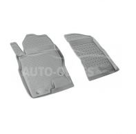 Floor mats Nissan Navara 2005-2014 front - type: set, model фото 0