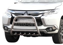 Захист переднього бампера Mitsubishi Pajero Sport 2016-2019 фото 0