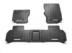 Floor mats original Land Rover Range Rover FL 2017-... - type: black rubber 5pcs фото 0