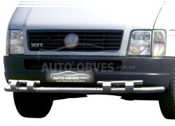 Bumper protection VW LT - type: model with plates фото 0