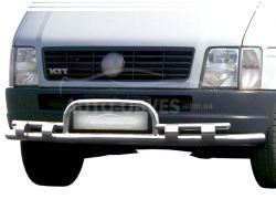 Bumper protection VW LT - type: model with plates фото 0