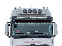 Кріплення під фари на дах Mercedes Actros MP5, довгий варіант v2, послуга: встановлення діодів фото 0