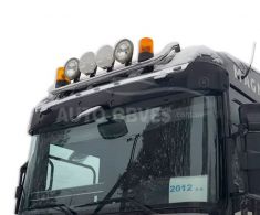 Holder for headlights on the roof of Renault Magnum - type: v2 service: installation of diodes photo 0