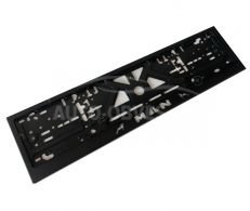 License plate frame for MAN 1 piece black фото 0