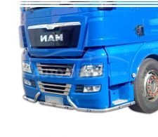 Защита переднего бампера MAN TGX euro 5 - доп услуга: установка диодов фото 0